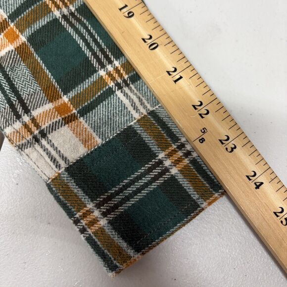 prAna Golden Canyon Flannel Small Womens Plaid Snap Button Shirt Oversized NWT - Picture 12 of 14